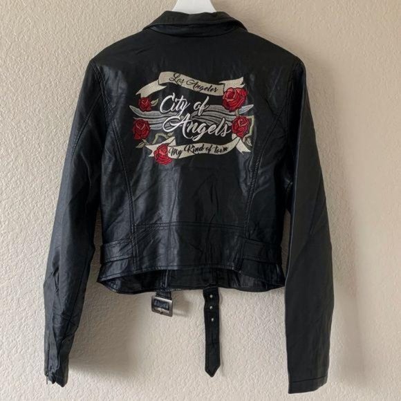 Ashley Outerwear Los Angeles Faux Leather Jacket - Picture 4 of 8